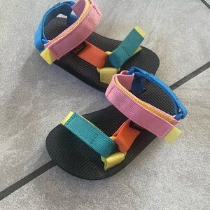Teva Kids Multicolor Strap Sandals
